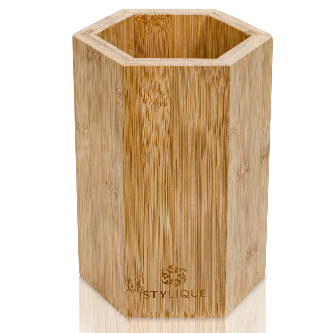 Bamboo Hexagonal Magnetic Knife Holder