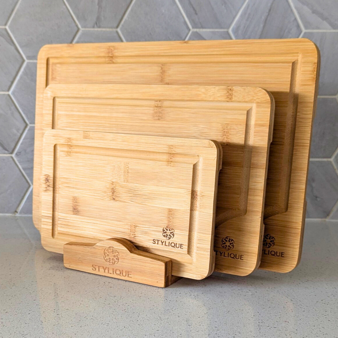 Bamboo Chopping Board Set